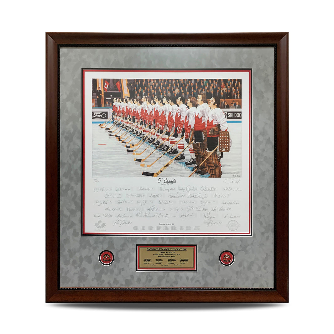 O' Canada – Team Canada 1972 Signed Limited Edition Summit Series Print /972 - Heritage Hockey™