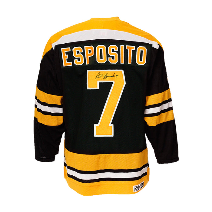 Phil Esposito Signed Boston Bruins Vintage Jersey - Heritage Hockey™