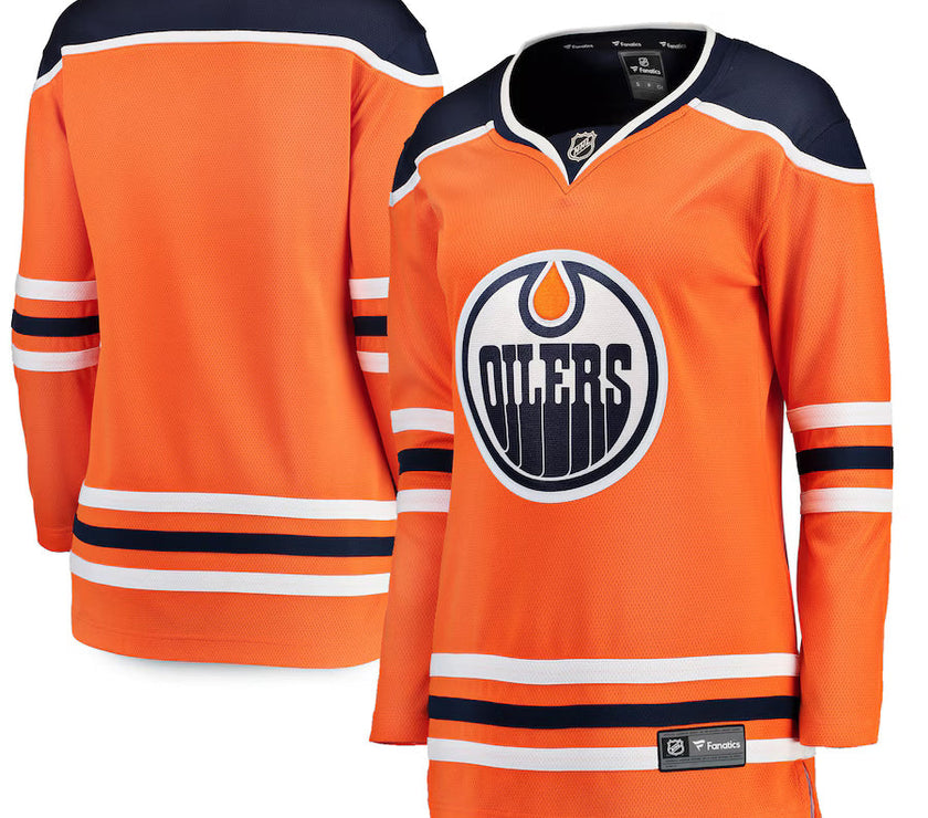 Women's Edmonton Oilers NHL Fanatics Breakaway Home Jersey