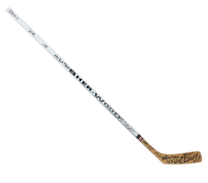 Team Canada 1972 Multi-Signed Hockey Stick - 23 Signatures