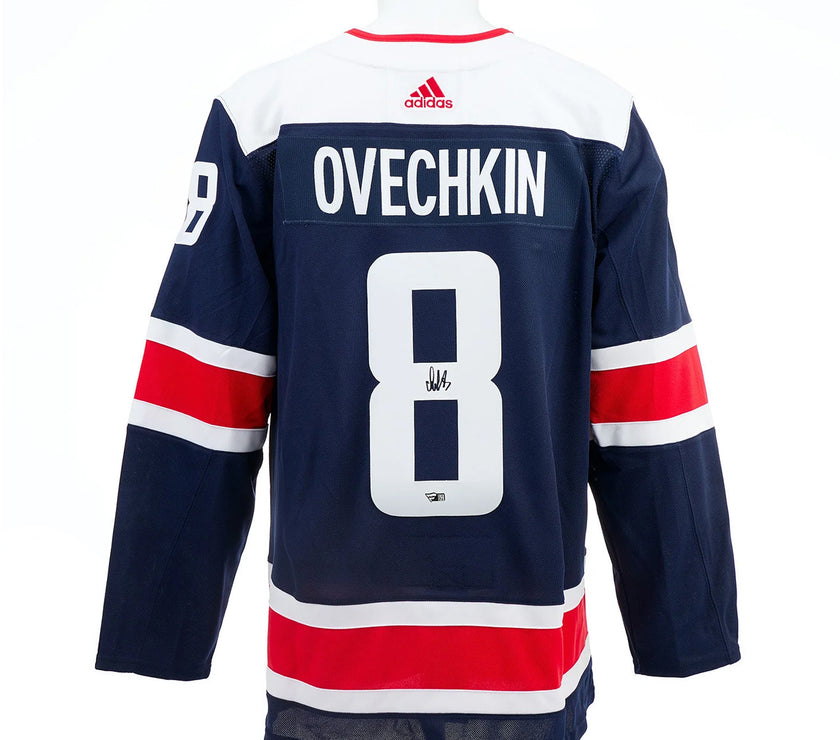 Alexander Ovechkin Signed Washington Capitals Adidas Pro Alternate Navy Jersey