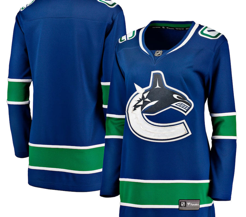 Women's Vancouver Canucks NHL Fanatics Breakaway Home Jersey