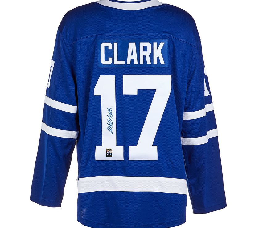 Wendel Clark Signed Toronto Maple Leafs Fanatics Breakaway Home Blue Jersey