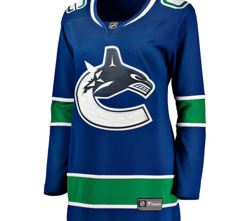 Women's Vancouver Canucks NHL Fanatics Breakaway Home Jersey