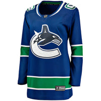 Women's Vancouver Canucks NHL Fanatics Breakaway Home Jersey
