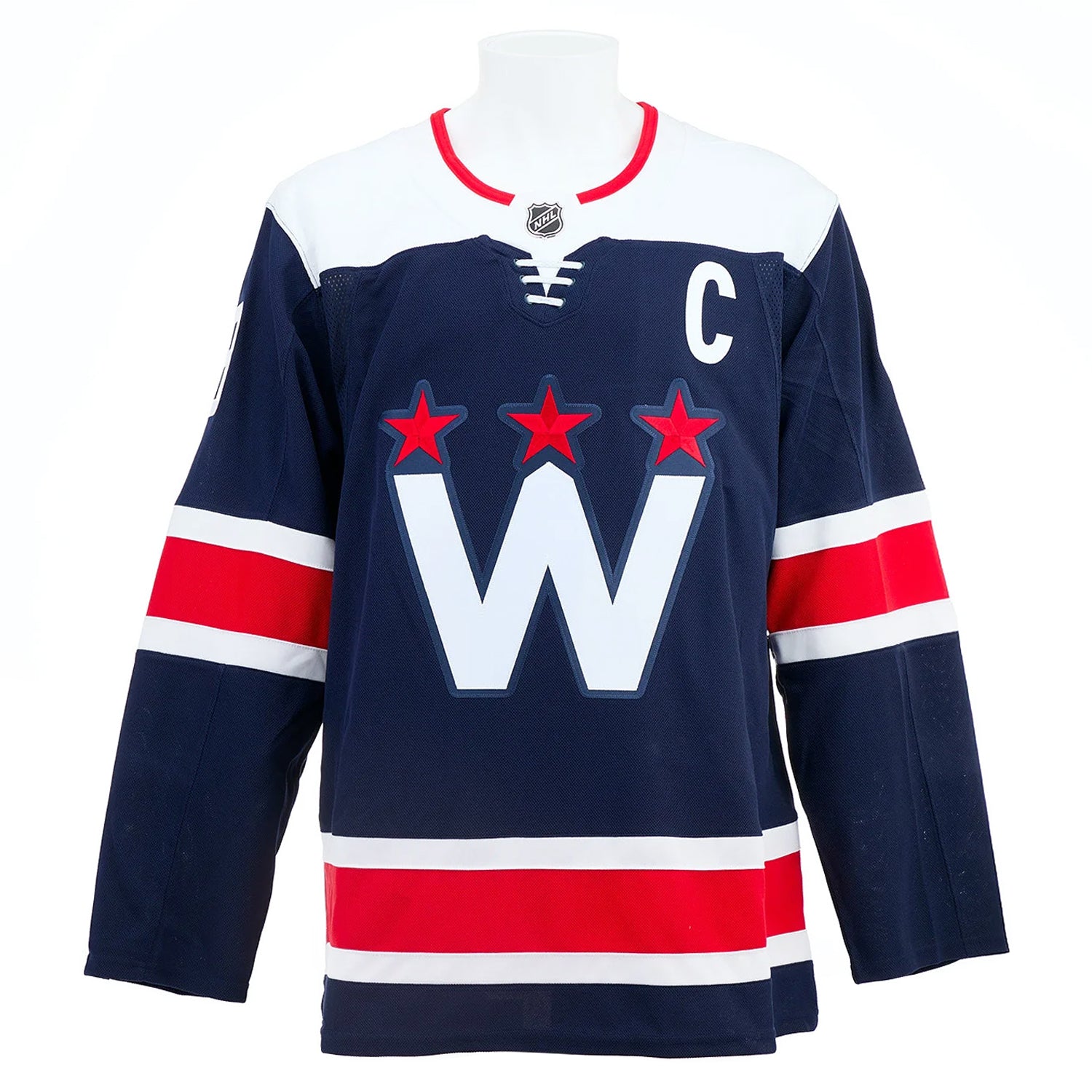 Alexander Ovechkin Signed Washington Capitals Adidas Pro Alternate Navy Jersey