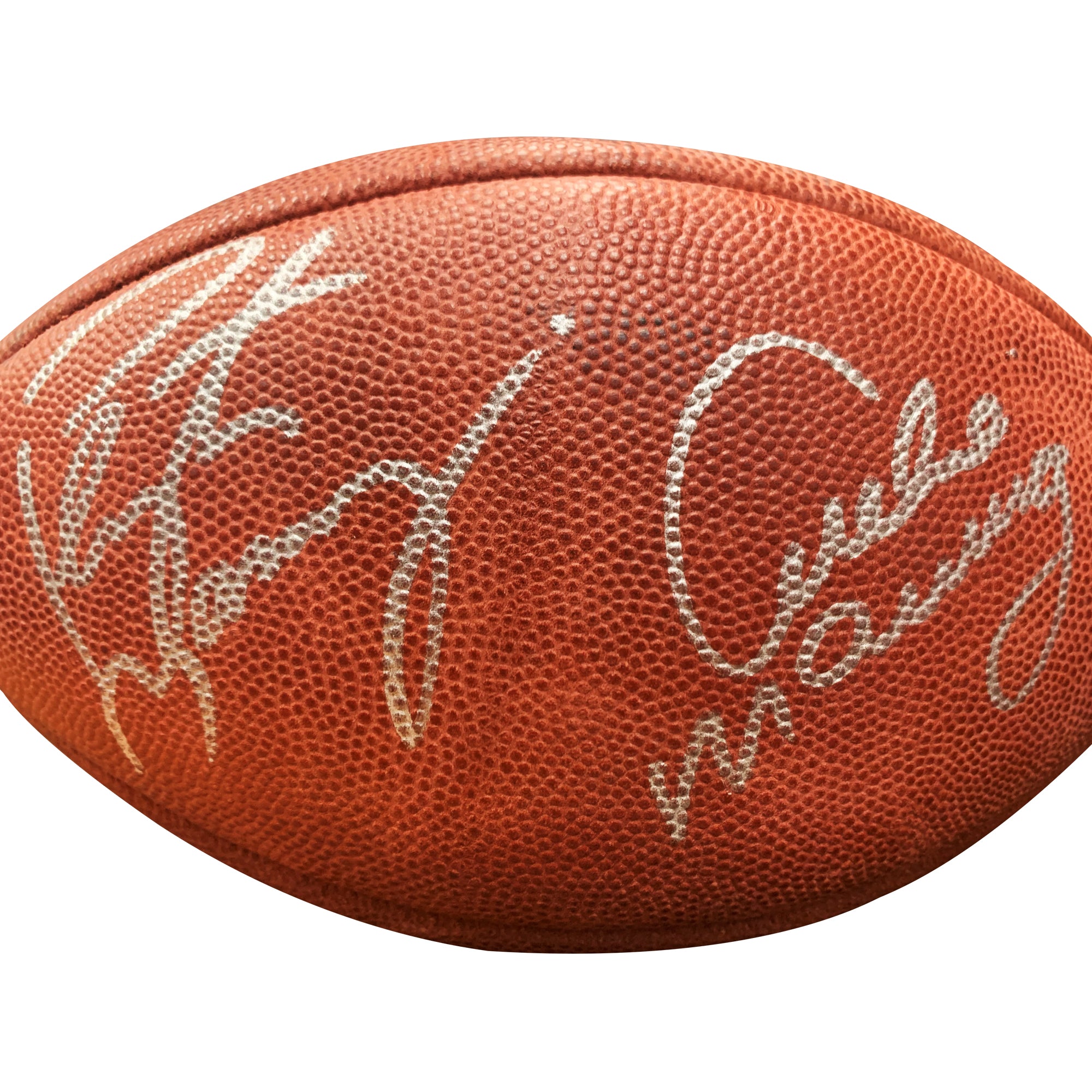 Peyton and Archie Manning Signed Football
