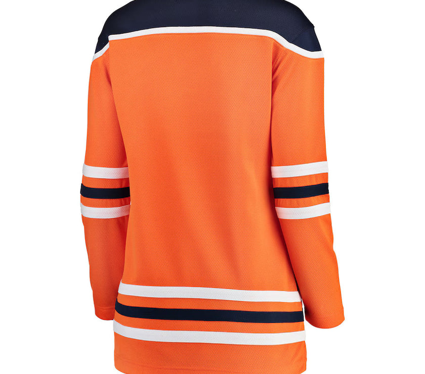 Women's Edmonton Oilers NHL Fanatics Breakaway Home Jersey