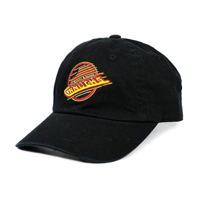 Vancouver Canucks NHL Vintage Blue Line Black Cap