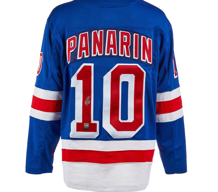 Artemi Panarin Signed New York Rangers Fanatics Breakaway Home Blue Jersey