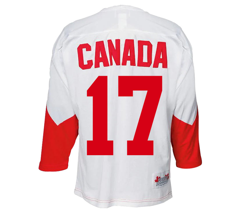 Bill White Team Canada 1972 Summit Series Jersey