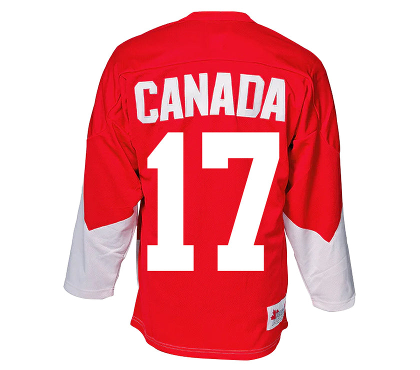 Bill White Team Canada 1972 Summit Series Jersey