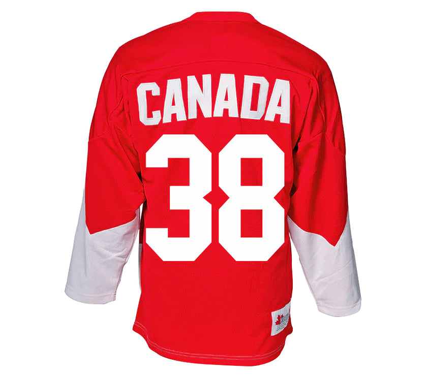 Brian Glennie Team Canada 1972 Summit Series Jersey