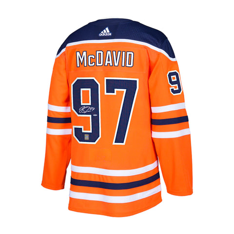 Connor McDavid Signed Edmonton Oilers Adidas Pro Home Jersey