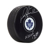 Darryl Sittler Signed Toronto Maple Leafs Puck with HOF Note