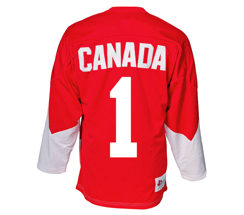 Ed Johnston Team Canada 1972 Summit Series Jersey