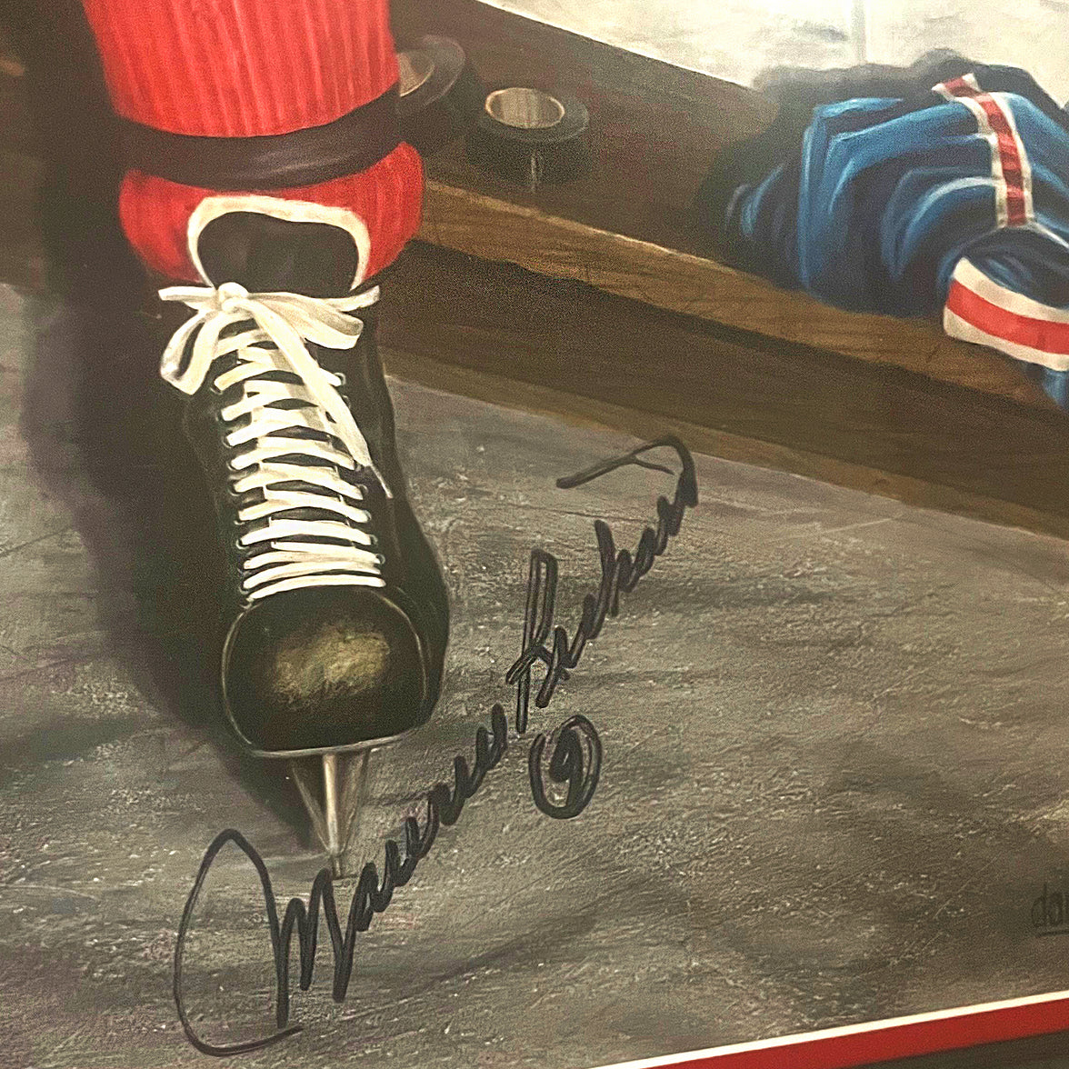 For the Love of the Game Signed Framed Original Painting by Artist Daniel Parry