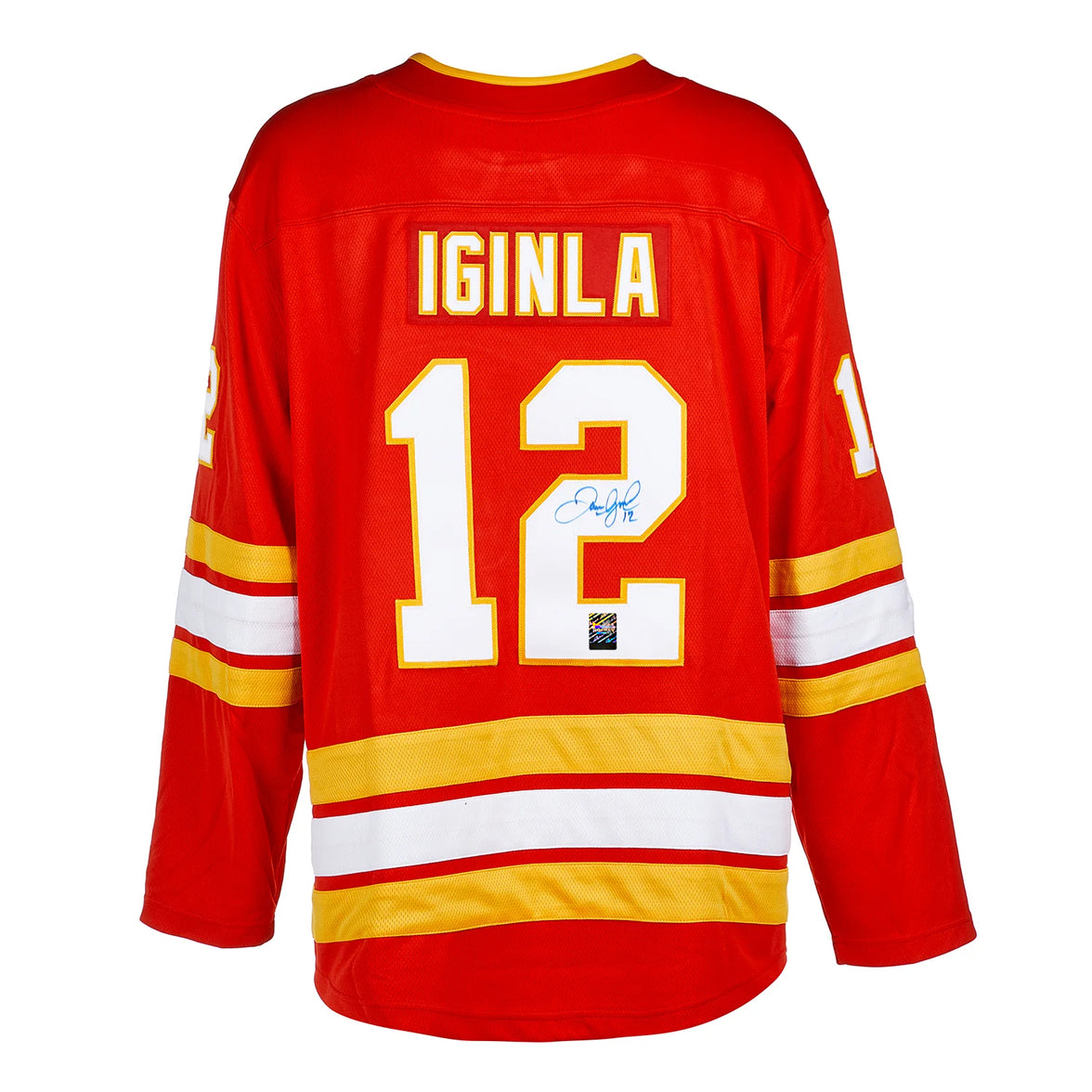 Jarome Iginla Signed Calgary Flames Fanatics Breakaway Home Red Jersey