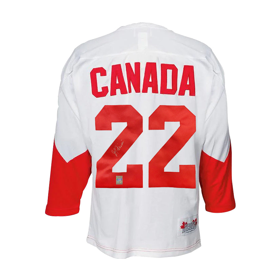 J.P. Parise Signed Team Canada 1972 Summit Series Away White Jersey