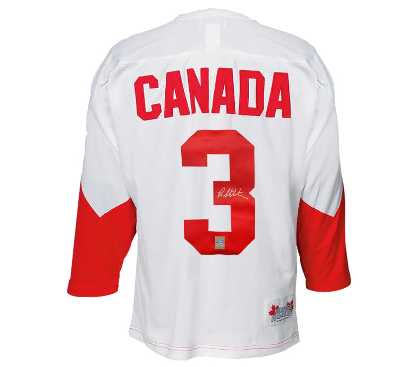 Pat Stapleton Signed Team Canada 1972 Summit Series Away White Jersey