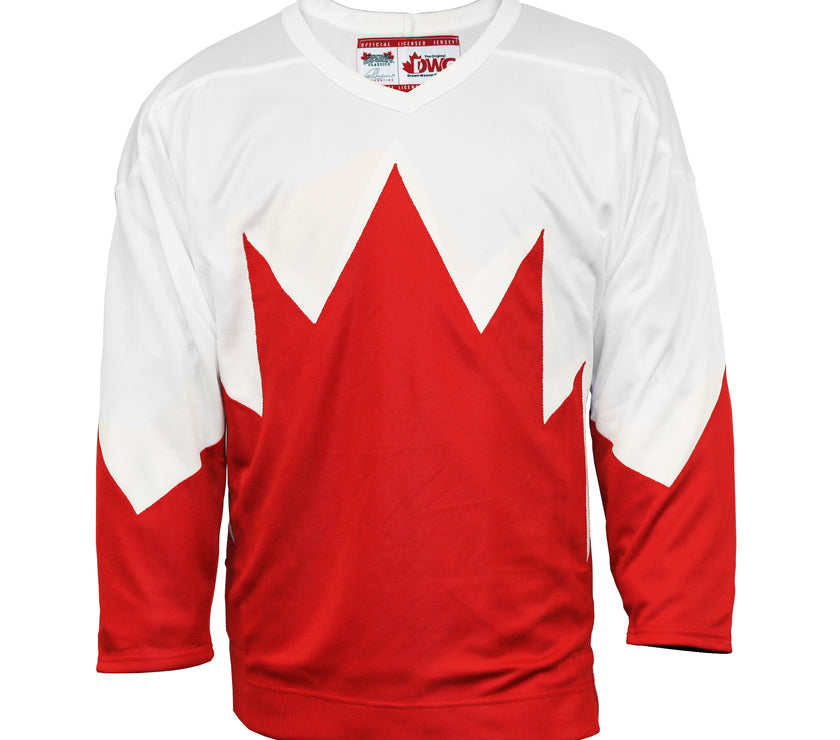 Tony Esposito Signed Team Canada 1972 Summit Series Away White Jersey - Heritage Hockey™