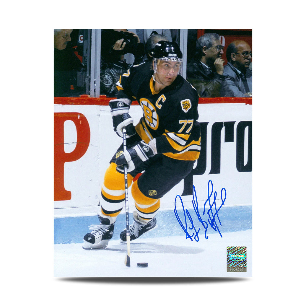 Ray Bourque Signed Boston Bruins Action 8X10 Photo