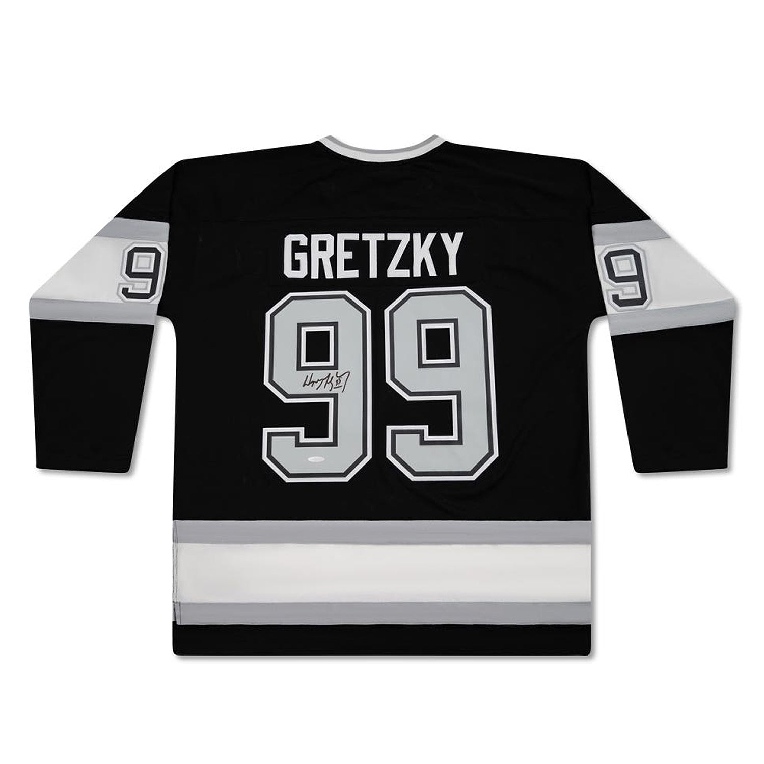 Wayne Gretzky Signed Los Angeles Kings Mitchell & Ness Vintage 1992-93 Black Jersey