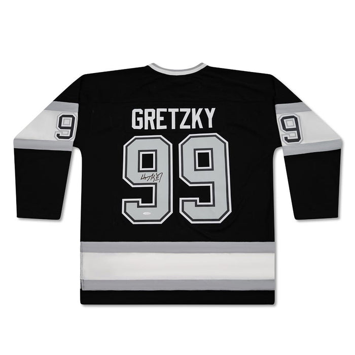 Wayne Gretzky Signed Los Angeles Kings Mitchell & Ness Vintage 1992-93 Black Jersey