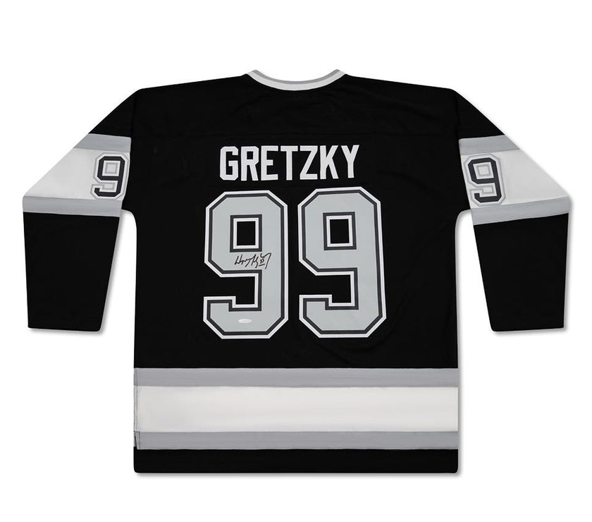 Wayne Gretzky Signed Los Angeles Kings Mitchell & Ness Vintage 1992-93 Black Jersey