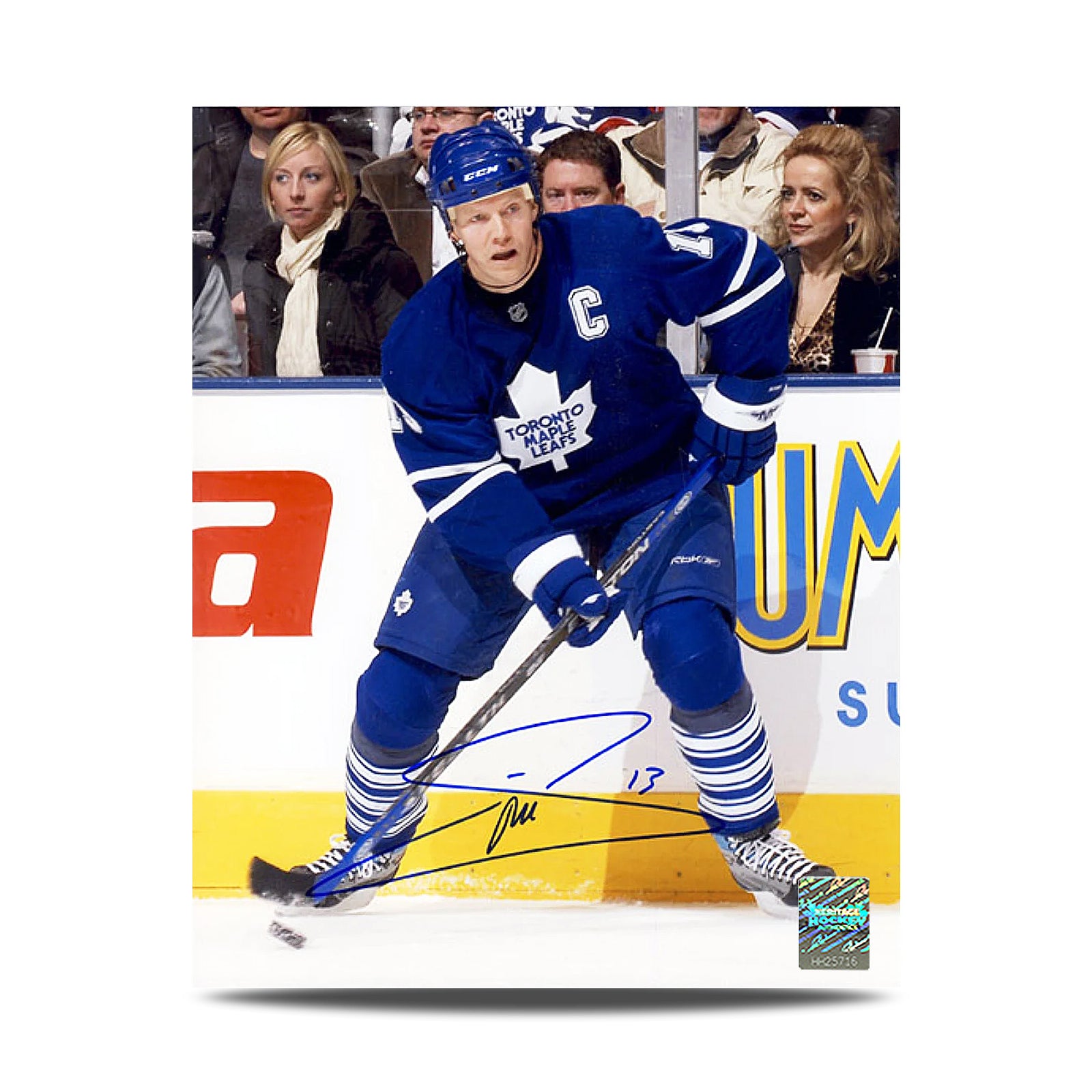 Mats Sundin Signed Toronto Maple Leafs Action 8X10 Photo
