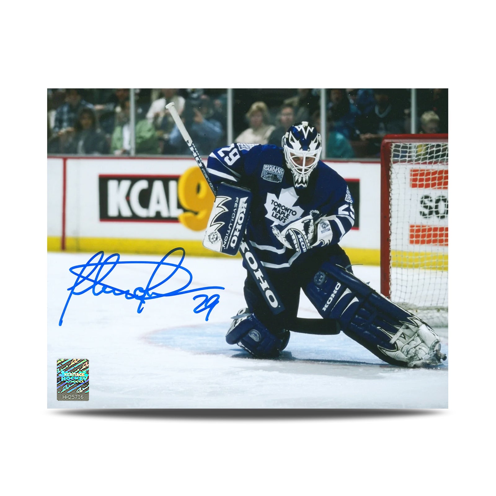 Felix Potvin Signed Toronto Maple Leafs Glove Save 8X10 Photo