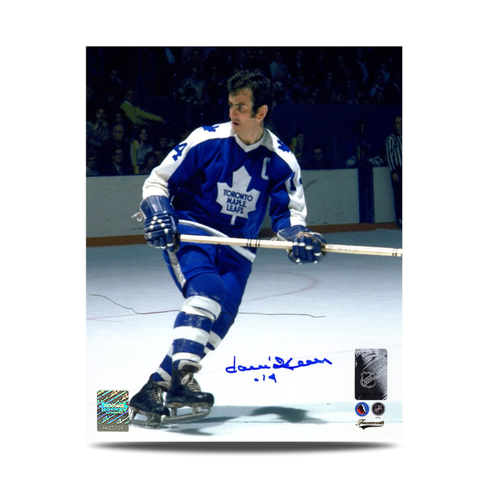 Dave Keon Signed Toronto Maple Leafs Focus 8X10 Photo