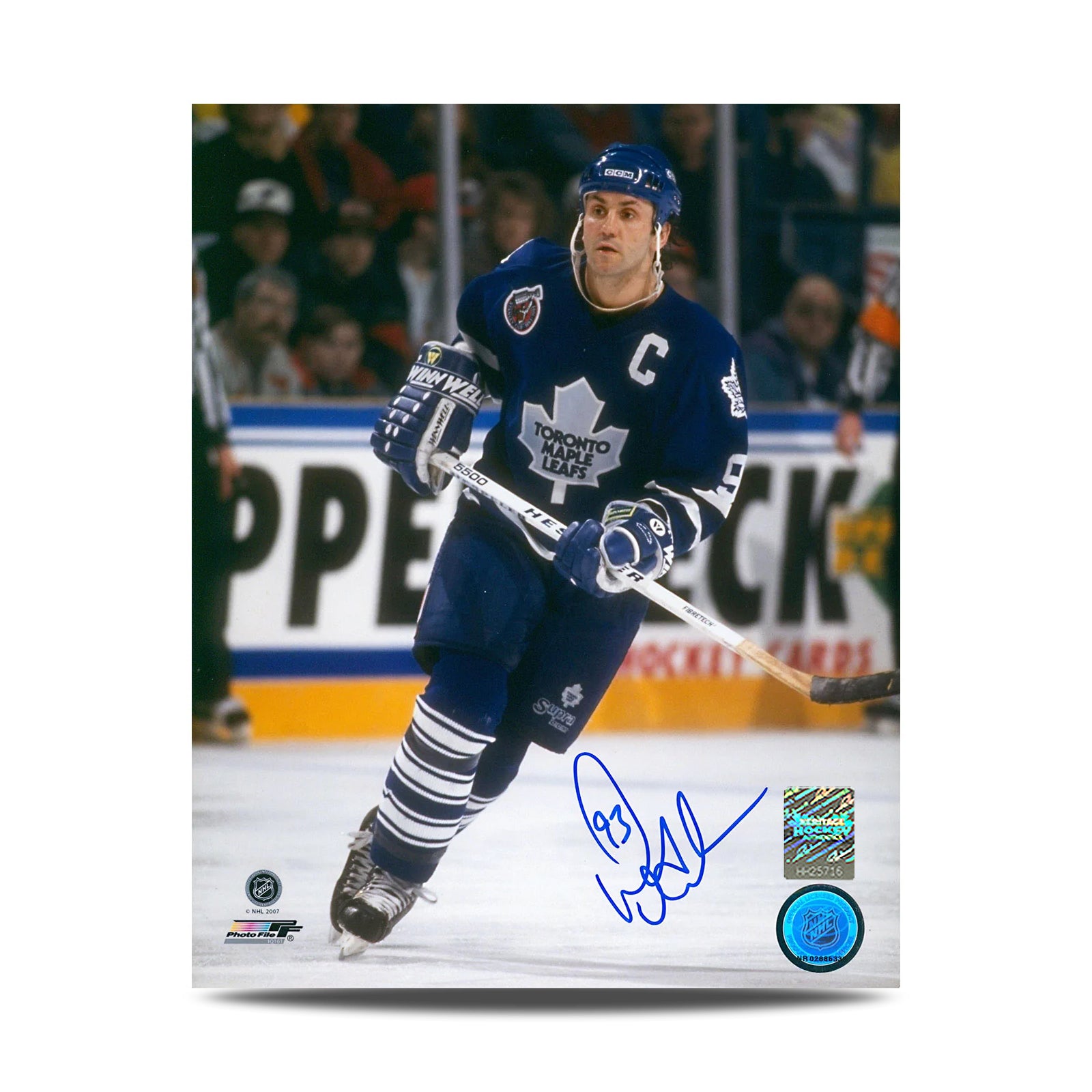 Doug Gilmour Signed Toronto Maple Leafs Captain 8X10 Photo - Heritage Hockey™
