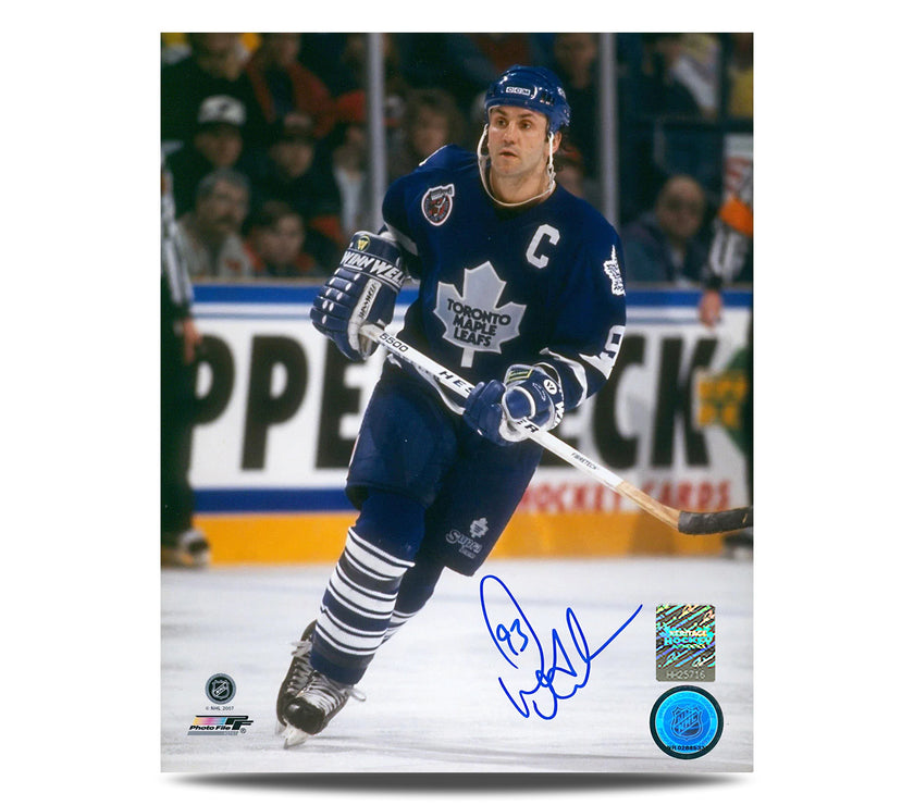 Doug Gilmour Signed Toronto Maple Leafs Captain 8X10 Photo - Heritage Hockey™