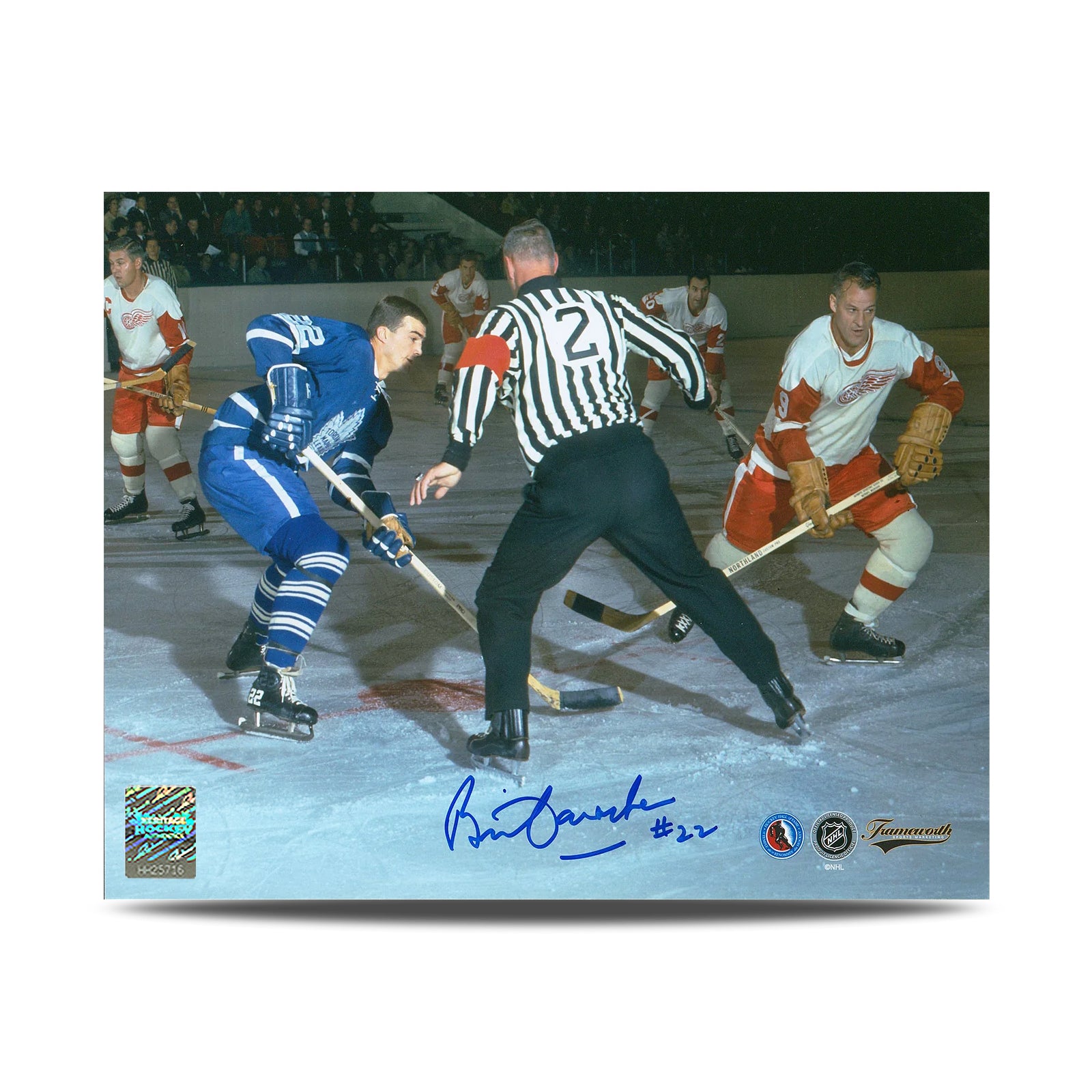 Brian Conacher Signed Toronto Maple Leafs 8X10 Photo