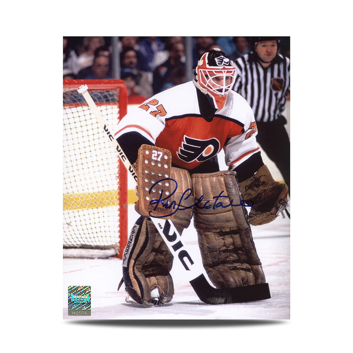 Ron Hextall Signed Philadelphia Flyers Goalie 8X10 Photo