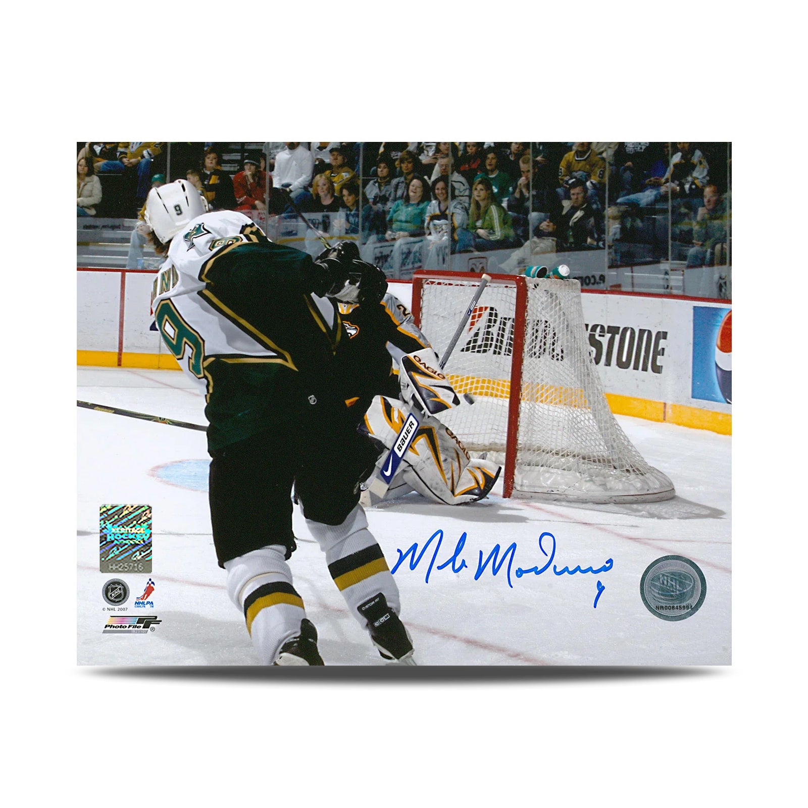 Mike Modano Signed Dallas Stars Record Goal 503 8X10 Photo