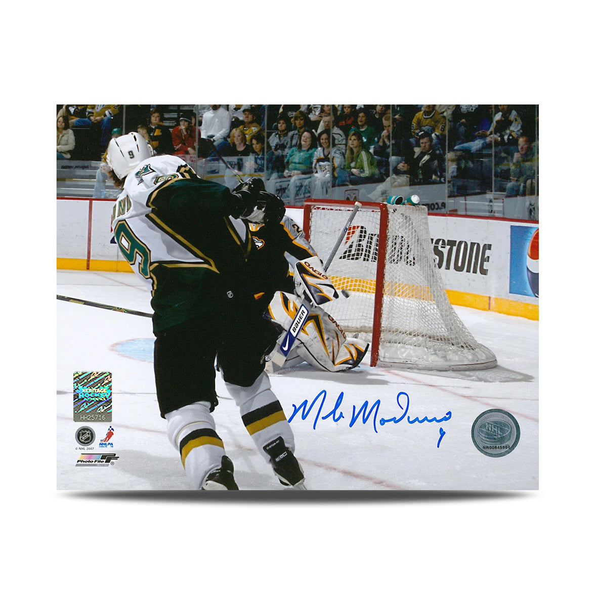 Mike Modano Signed Dallas Stars Record Goal 503 8X10 Photo