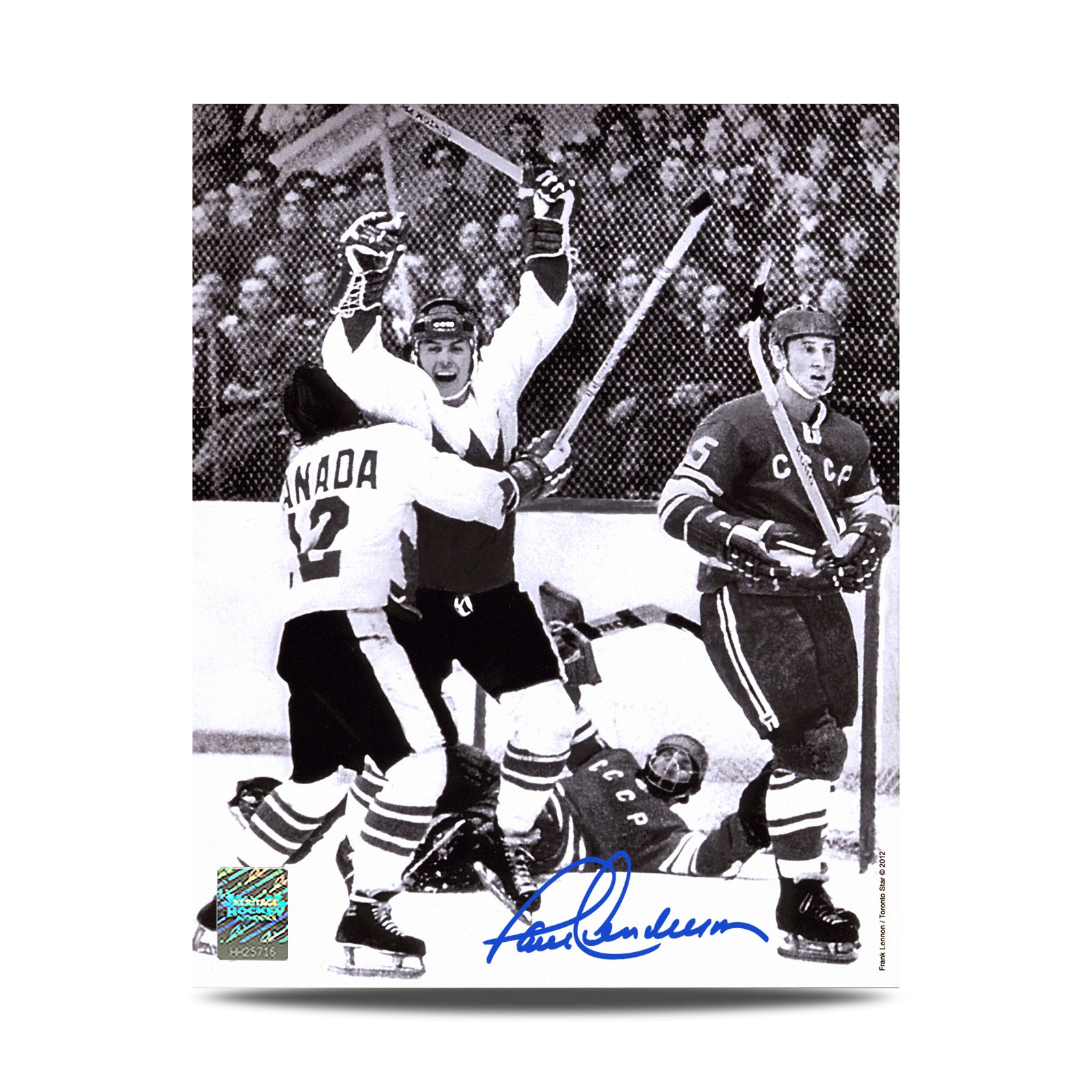 Paul Henderson Signed 1972 Summit Series Game 8 Winning Goal 16X20 Photo - Heritage Hockey™
