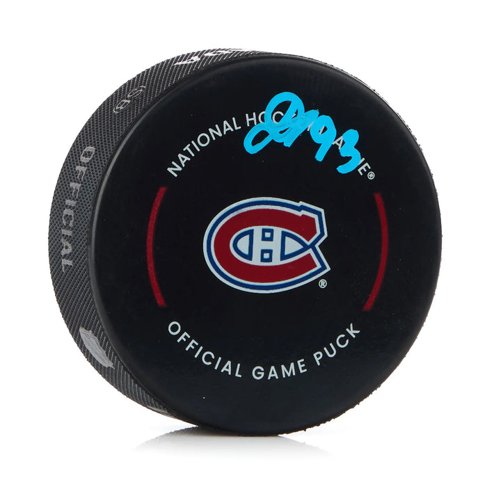 Ivan Demidov Signed Montreal Canadiens Official Game Puck