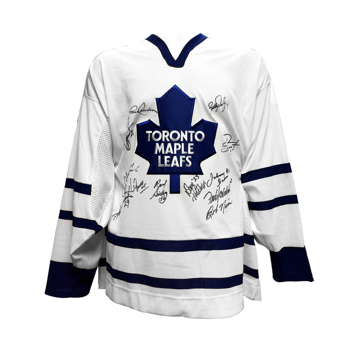 Multi-Signed Toronto Maple Leafs CCM White Jersey - 14 Signatures