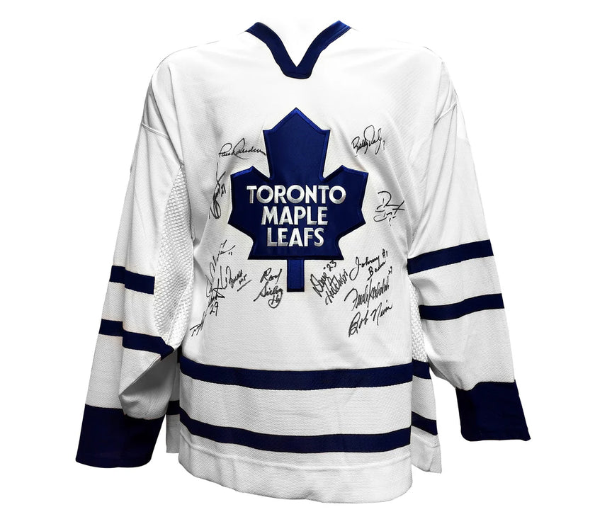 Multi-Signed Toronto Maple Leafs CCM White Jersey - 14 Signatures
