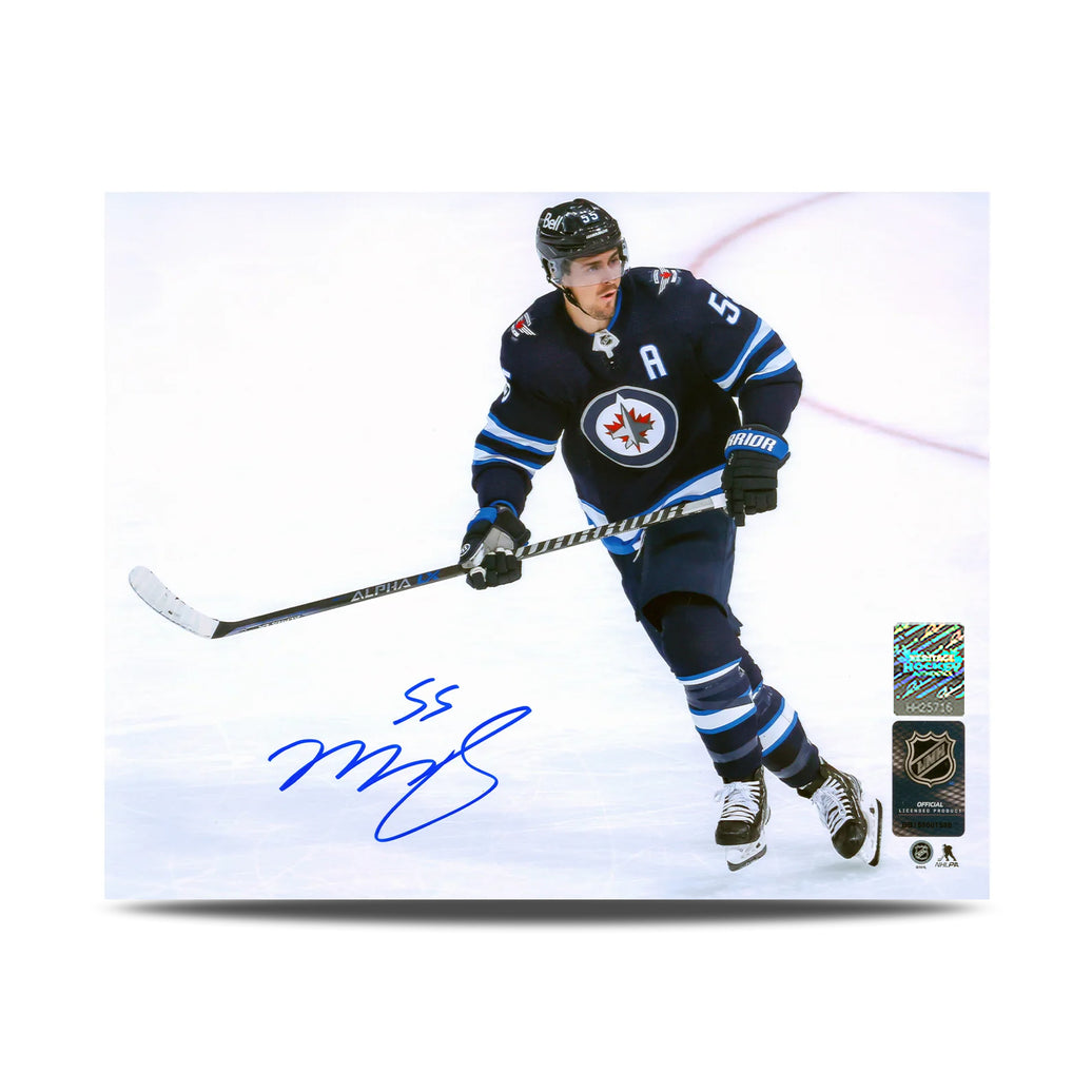 Mark Scheifele Signed Winnipeg Jets Showpiece 8X10 Photo
