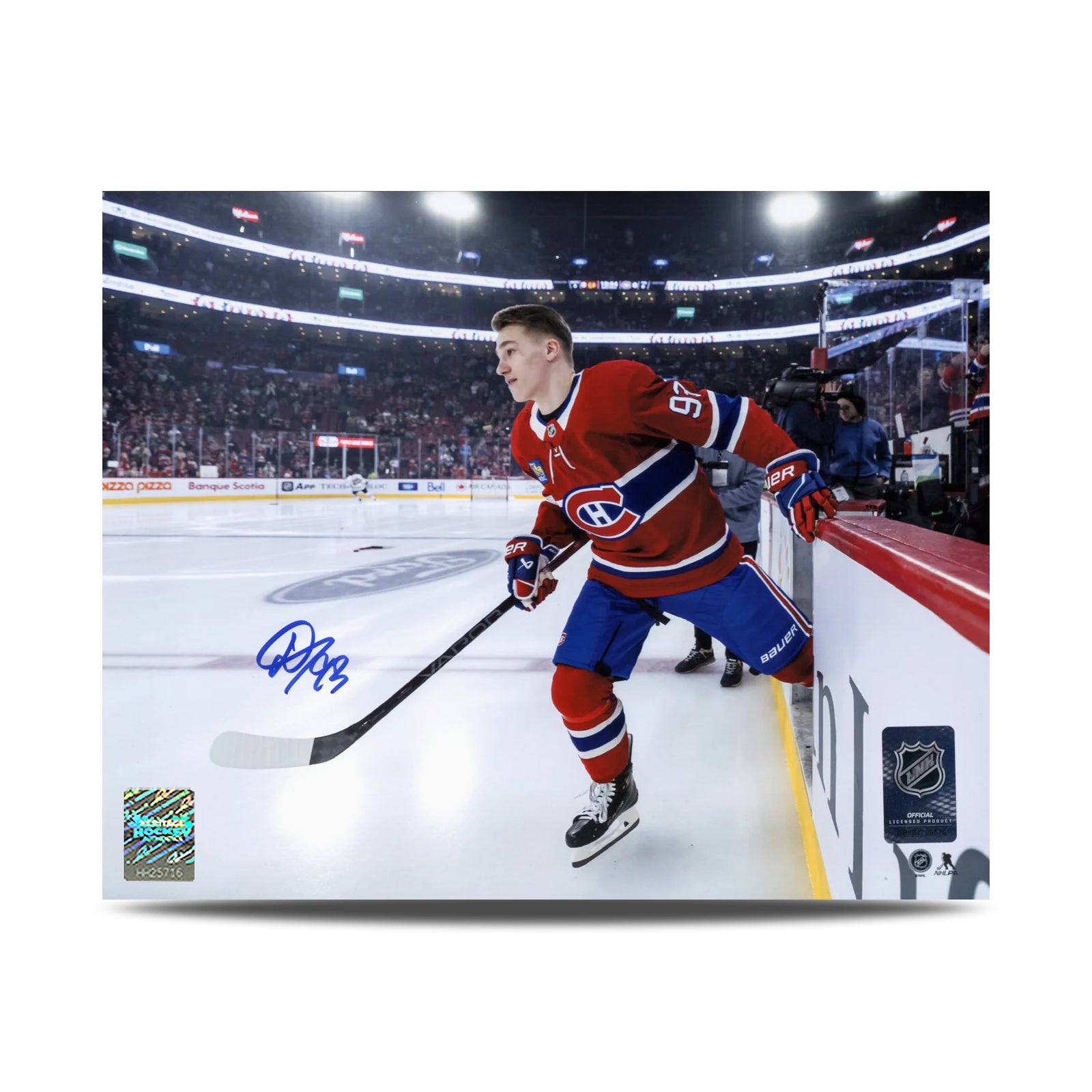 Ivan Demidov Signed Montreal Canadiens 1st NHL First Step 8X10 Photo