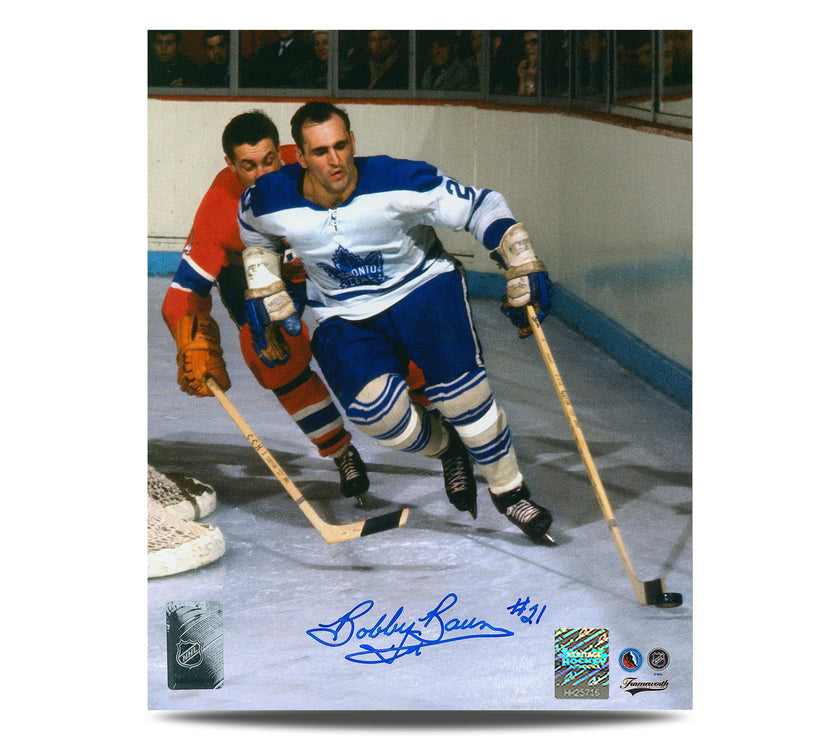 Bobby Baun Signed Toronto Maple Leafs 8X10 Photo