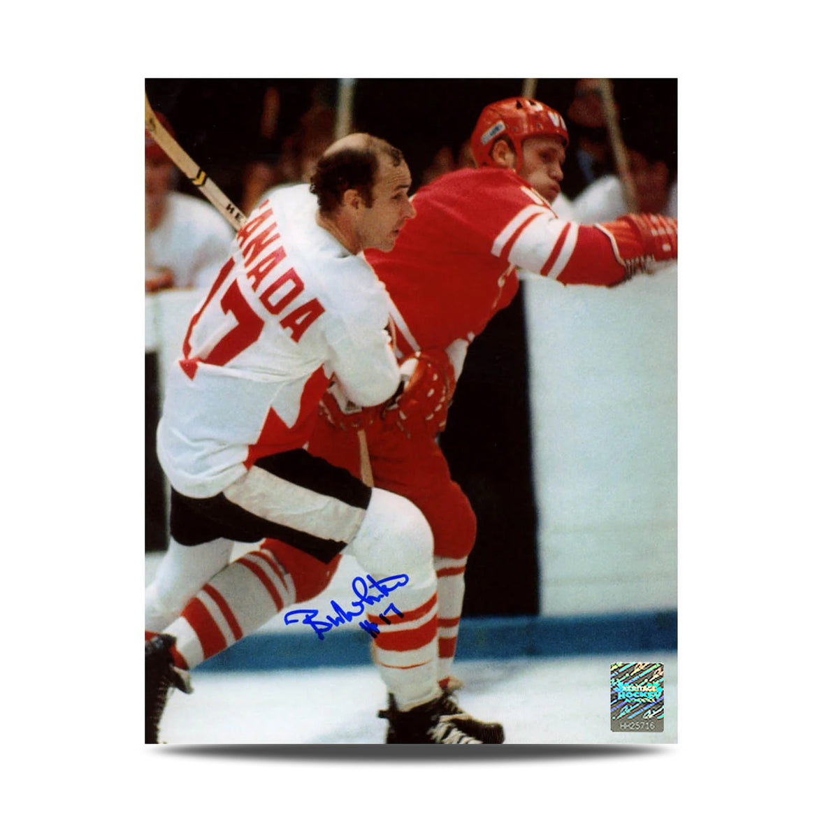 Bill White Signed 1972 Summit Series 8X10 Photo