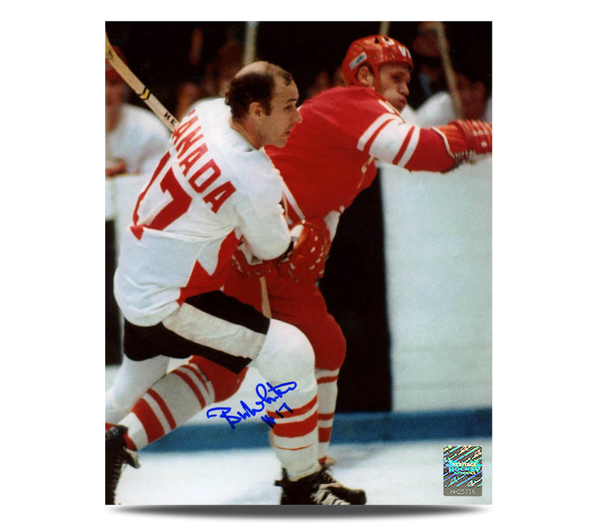 Bill White Signed 1972 Summit Series 8X10 Photo
