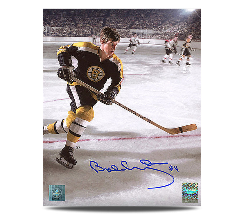 Bobby Orr Signed Boston Bruins Vintage Action 8X10 Photo - Heritage Hockey™