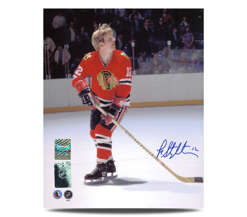Pat Stapleton Signed Chicago Blackhawks 8X10 Photo