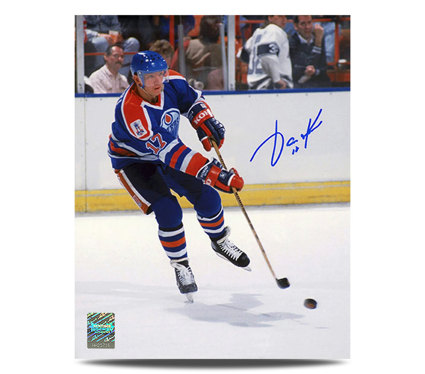 Jari Kurri Signed Edmonton Oilers Playmaker 8X10 Photo